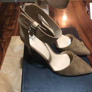 Joe’s heels suede toe sandals